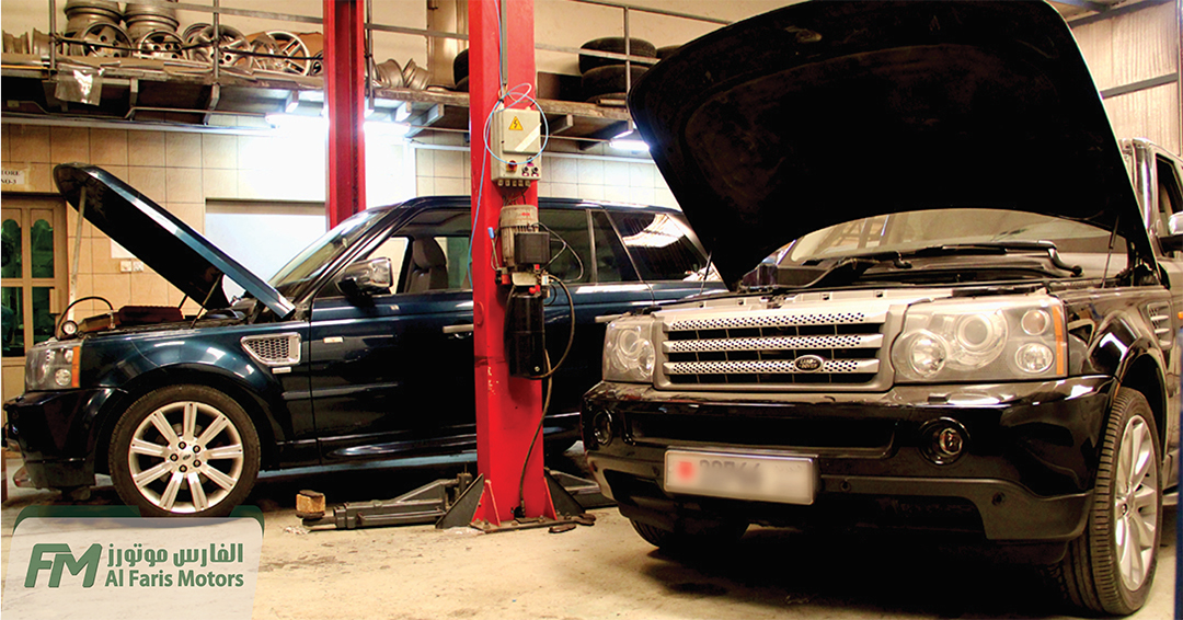 Range Rover Sport getting ready for Service